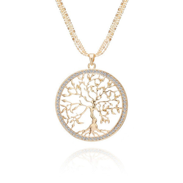 Tree of Life Circular Pendant Locket
