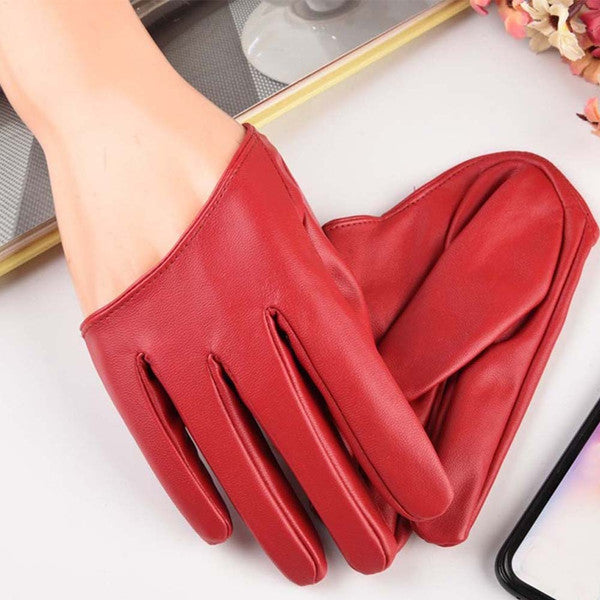 Fashionable Women's Half Palm Gloves