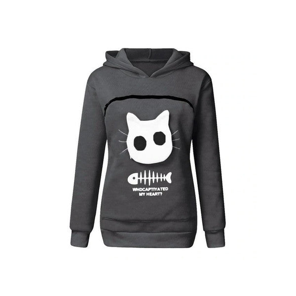 Cat Lover Hoodie Cuddle Pouch - Perfect Pet Gift