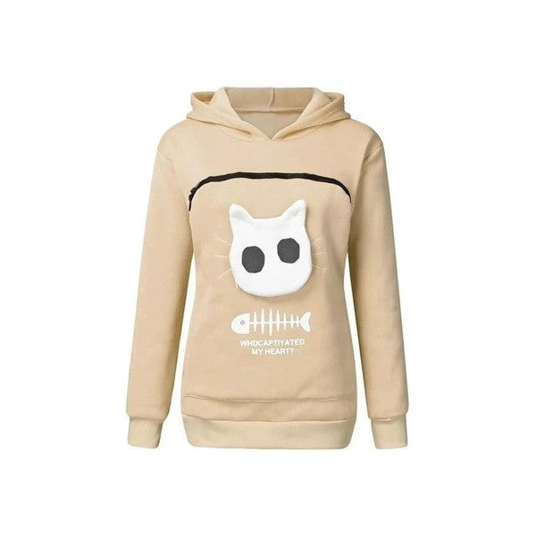Cat Lover Hoodie Cuddle Pouch - Perfect Pet Gift