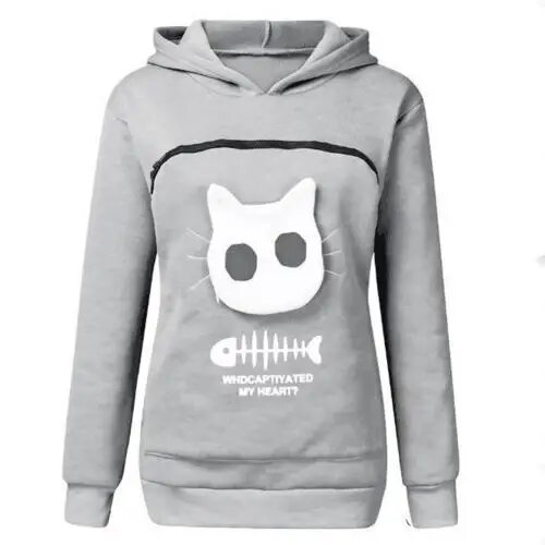 Cat Lover Hoodie Cuddle Pouch - Perfect Pet Gift
