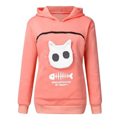Cat Lover Hoodie Cuddle Pouch - Perfect Pet Gift