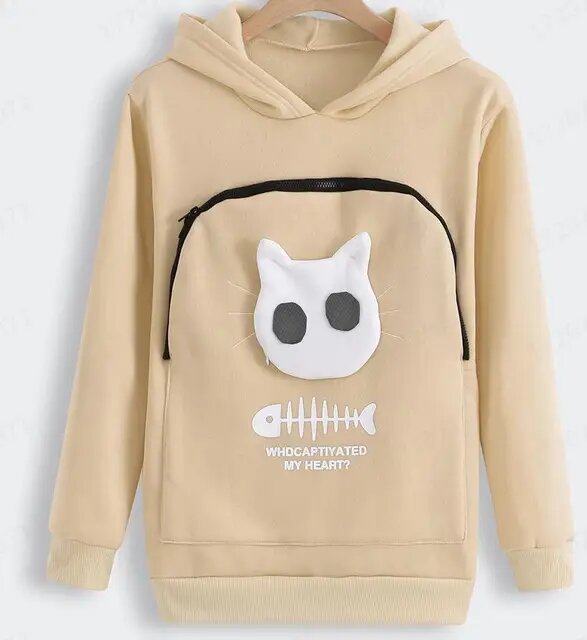 Cat Lover Hoodie Cuddle Pouch - Perfect Pet Gift