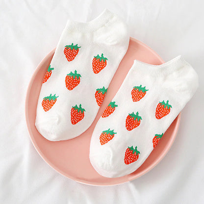 Cute Strawberry Socks