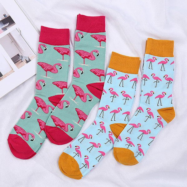 Cute Flamingo Socks For Men & Women