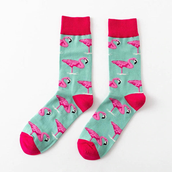 Cute Flamingo Socks For Men & Women
