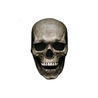 Realistic Human Skull Mask with Moving Jaw – Perfect Halloween Gift