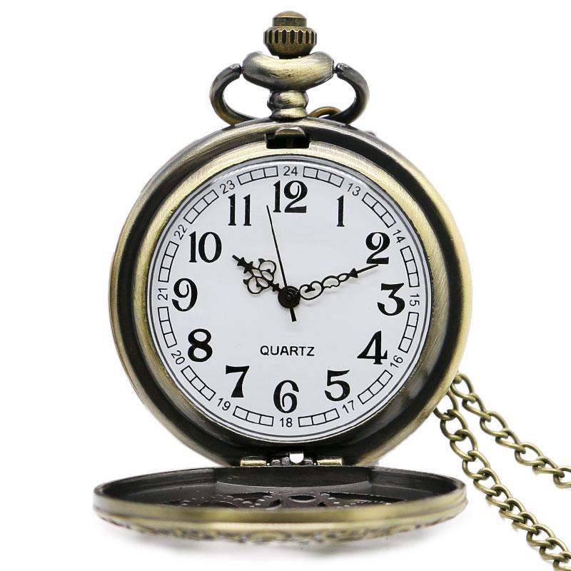 Time Travel Pocket Watch – Elite Vintage Gift with Chain for Collectors & Enthusiasts