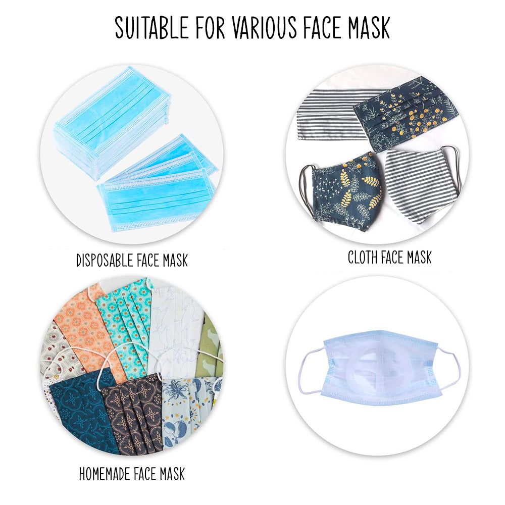 3D Silicone Face Mask Bracket (10-Pieces) – Breathable Support Frame | Ideal Safety Gift