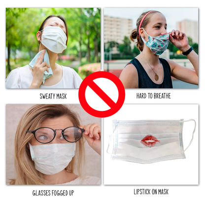 3D Silicone Face Mask Bracket (10-Pieces) – Breathable Support Frame | Ideal Safety Gift