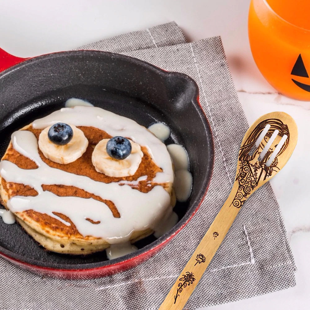 5 Piece Halloween Wooden Spoon Seta