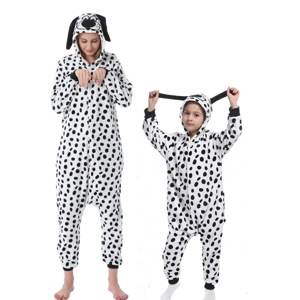 Animal Cosplay Overalls Kigurumi Tiger Costume Halloween Carnival Stage Performance Role Play for Adults Kids Clothes Party Set