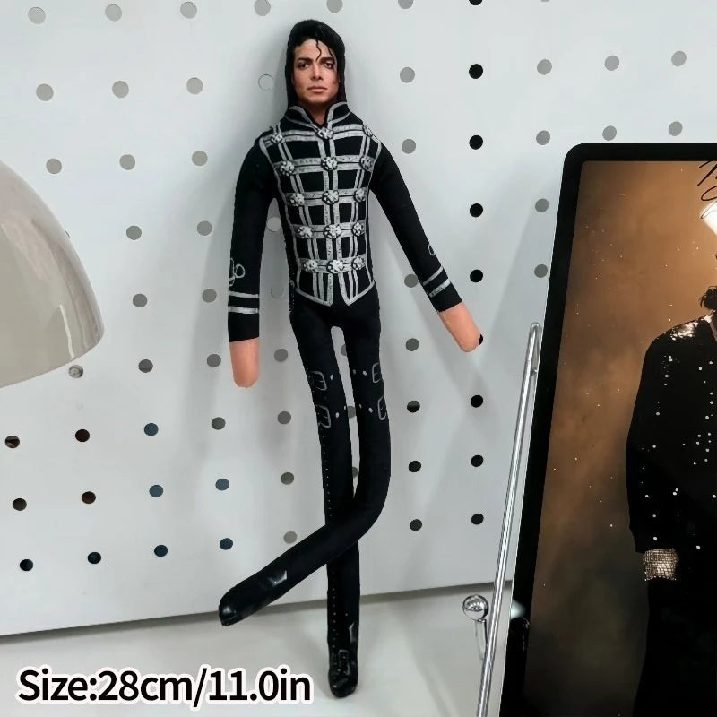 Michael Jackson Plush Bendable Abstract Joint Mobility Stuffed Ornament Hot Figure Cosplay Prop Flexible Collection Favor Gift