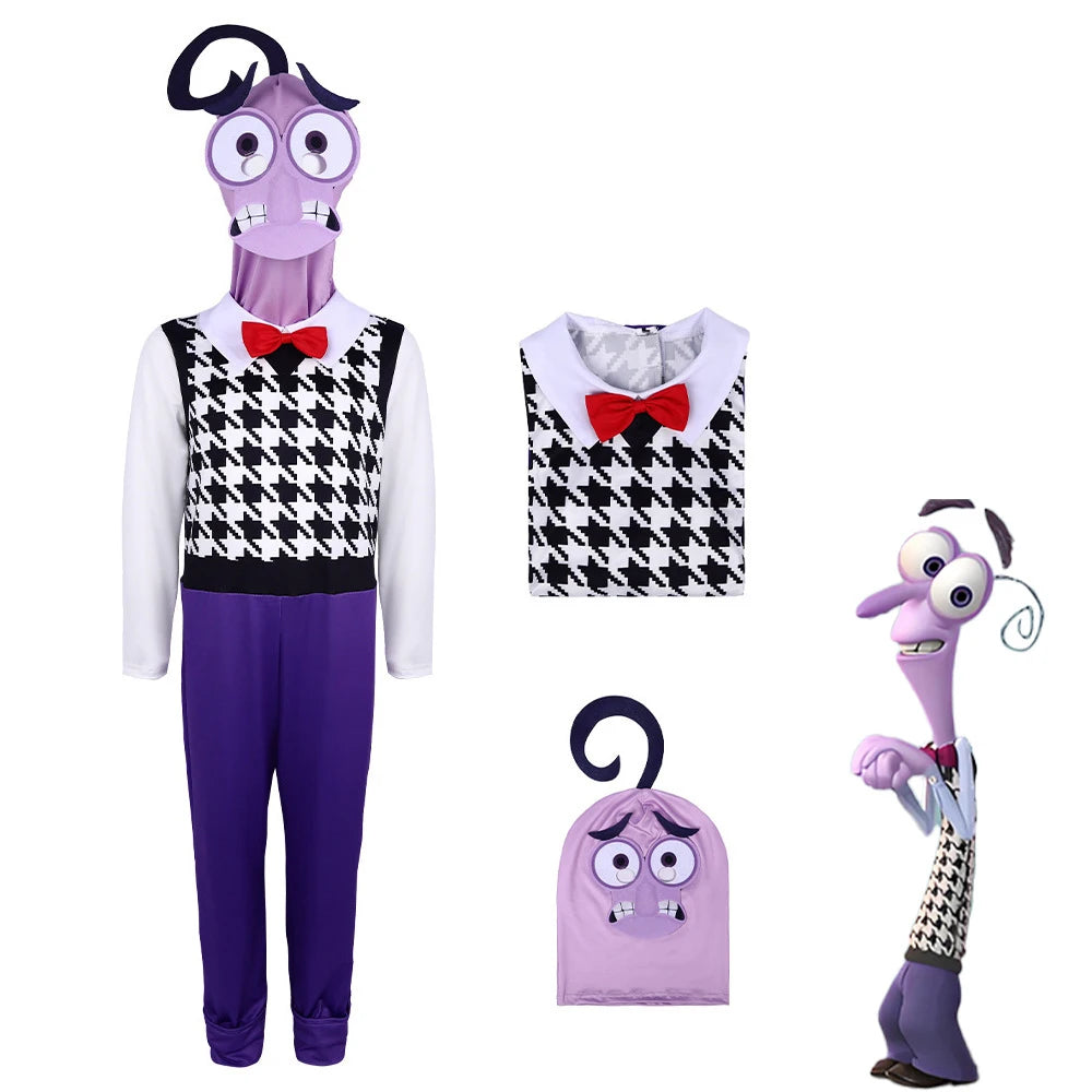 Anime Movie Inside Out Joy Cospaly Costume Disgust Sadness Envy Cos Outfits For Adult Kids Halloween Stage Performance Costume