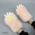 Furry Claw Gloves B