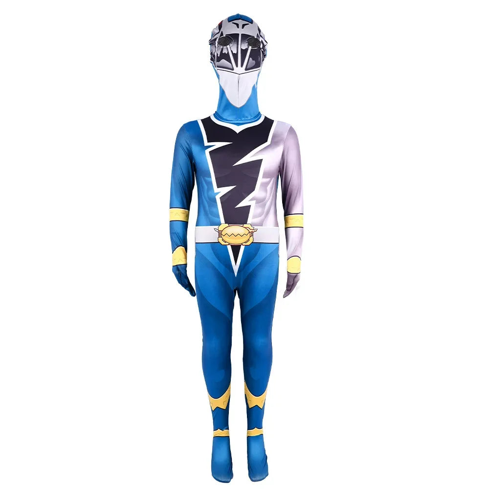 Adult Kids Morpher Superhero Samurai Sentai Shinkenger Rangers Cosplay Fantasia Halloween Costume Mask for Men Boy