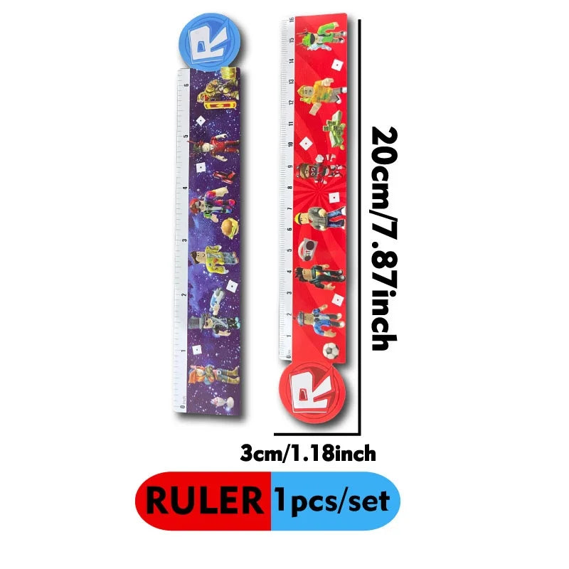 Robloxed Print Party Combo Set All Matching Decor for Birthday Holiday Family Gathering Home Celebration Ornament Supplies Gift