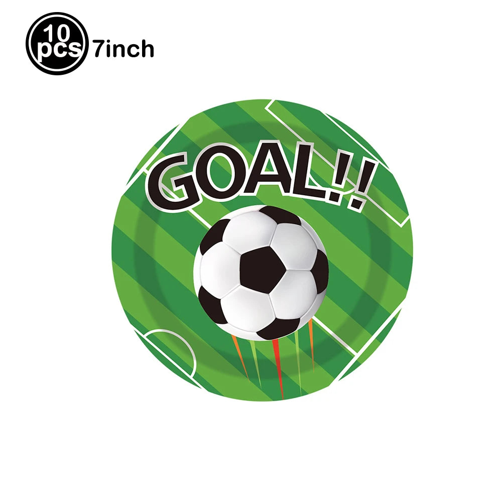 Soccer Ball Paper Napkins Football Disposable Cocktail Napkins for Soccer Theme Birthday Wedding Baby Shower Party Supplies