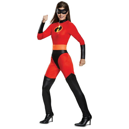 Violet Dash Kids Cosplay Jumpsuit Adult Superhero Family Costume For Halloween Carnival Baby Jack Jack Costume