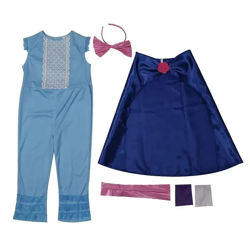 Girls Cartoon Story Little Shepherdess Bo Peep Cosplay Outfit Kids Fancy-Dress Halloween Carnival Party Costume 2025