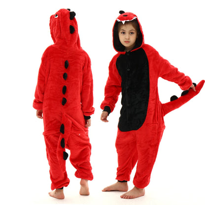 Animal Cosplay Overalls Kigurumi Tiger Costume Halloween Carnival Stage Performance Role Play for Adults Kids Clothes Party Set