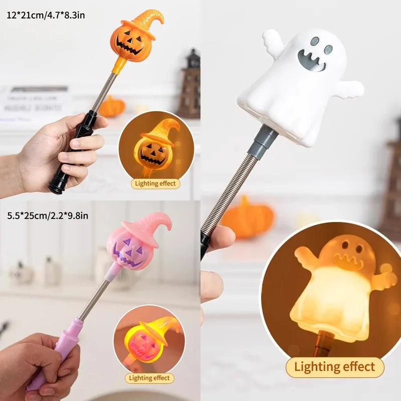 Halloween Shakeing Stick Glow in The Dark Luminous Glow Sticks Halloween Party Favors Day of The Dead Cosplay Party Accessories