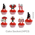 24pcs cake topper