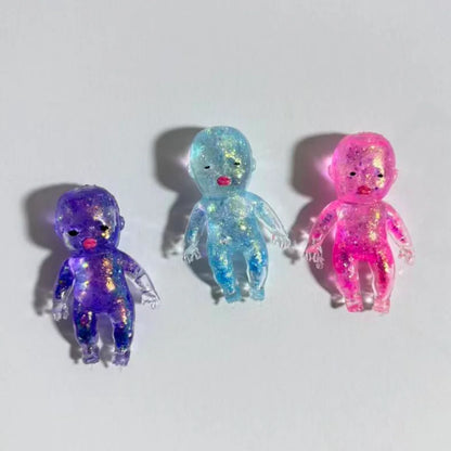 2026 Stress Relief Toy Shining Humanoid Squishy Squeeze Toy Human Shape Fidget Toy For Friend Christmas Gift