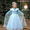 Sky blue velvet set