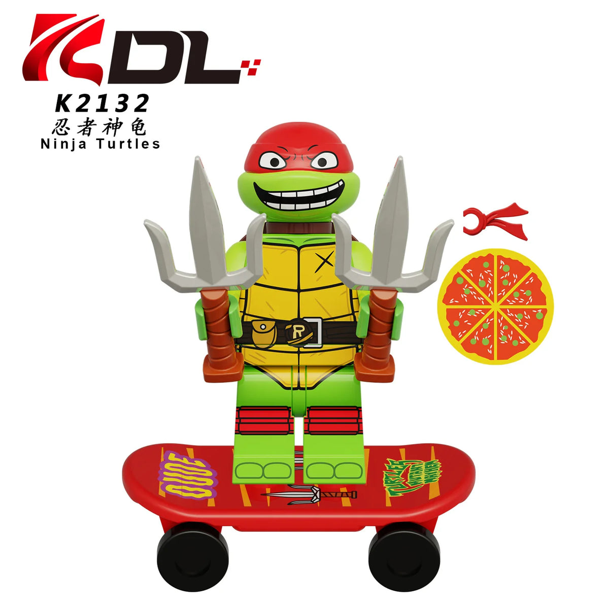 KDL831 KDL817 ninja turtle building blocks turtle doll assembled toy gifts