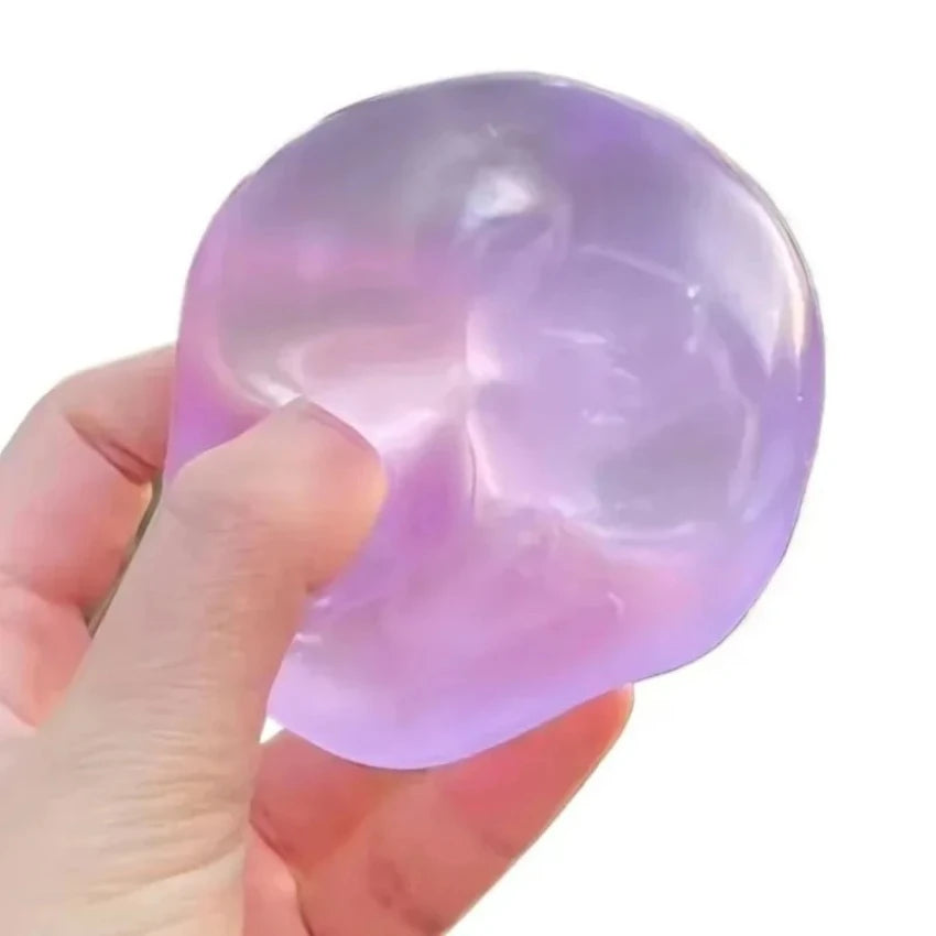 Squishy Plasticity Mochi Fidget Toy Transparency Coconut Oil Maltose Squeeze Toys Funny Anti-stress Sensory Toy for Adults Gifts