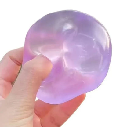 Squishy Plasticity Mochi Fidget Toy Transparency Coconut Oil Maltose Squeeze Toys Funny Anti-stress Sensory Toy for Adults Gifts