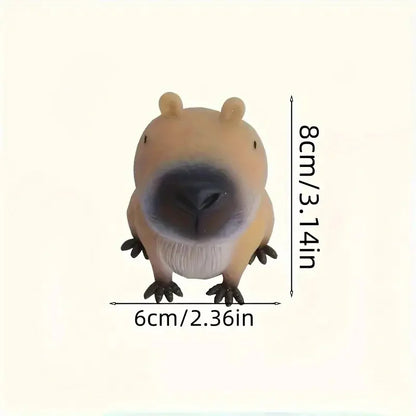 Squishy Cute Capybara Squeezing Toy Soft Relax Animal Fidget for Adults Fun Toys Halloween Christmas Holiday Party Gifts