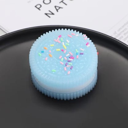 Stress Relief Biscuit Squishy Toys Stress Anxiety Relief Squeeze Fidget Toys Moldable Ultra-Soft Slow Rebound for Adults Gifts
