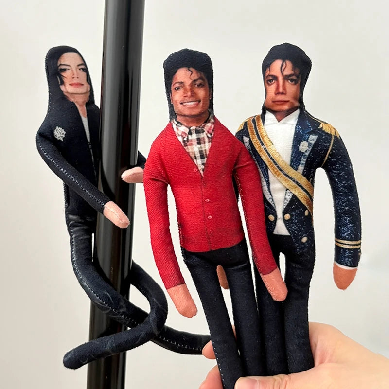 Michael Jackson Plush Bendable Abstract Joint Mobility Stuffed Ornament Hot Figure Cosplay Prop Flexible Collection Favor Gift