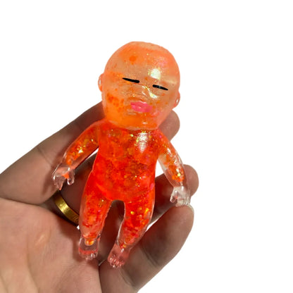 2026 Stress Relief Toy Shining Humanoid Squishy Squeeze Toy Human Shape Fidget Toy For Friend Christmas Gift