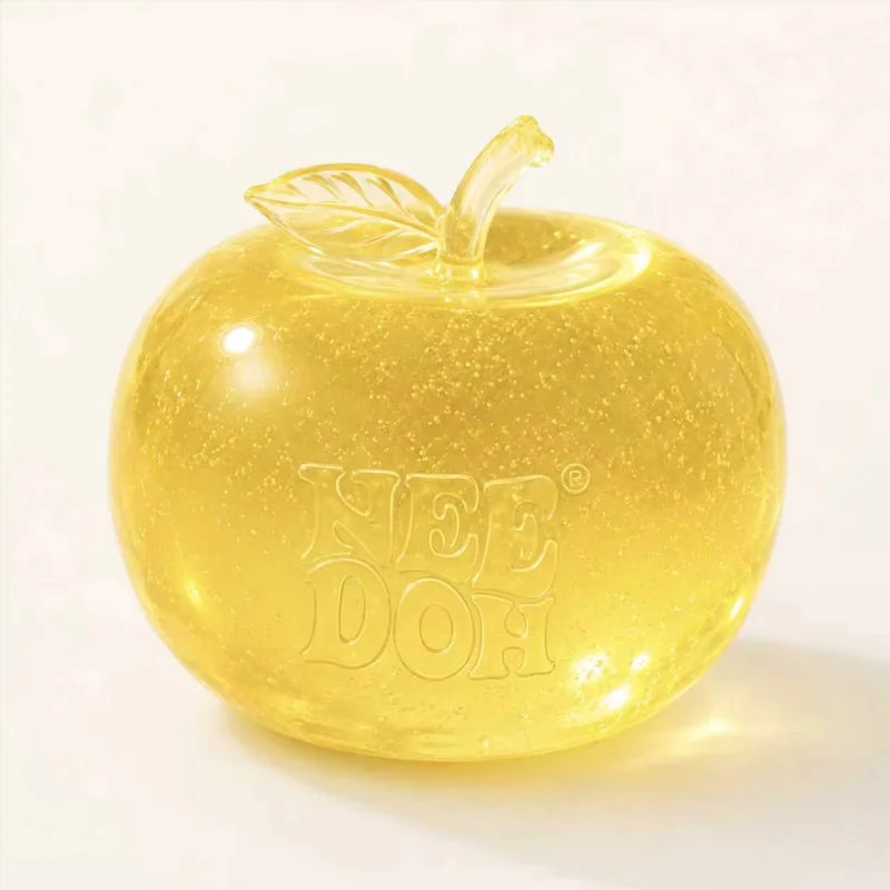 Needoh Apple Stress Ball Slow Rebound Squeeze Toy Relaxing and Interesting Gifts Squeeze Toy Soft Jelly Senses Gifts For Adult