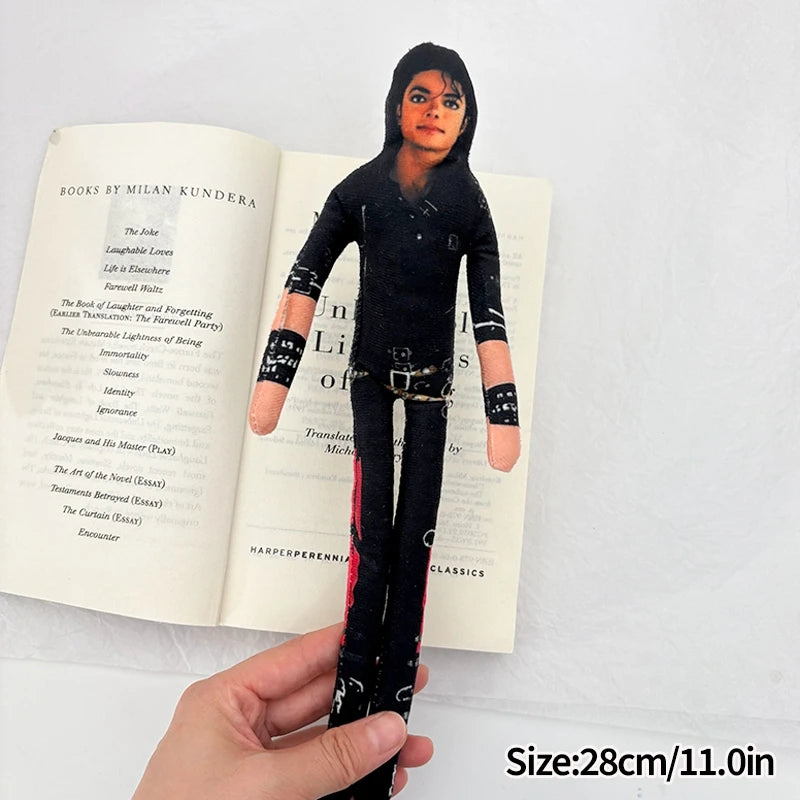 Michael Jackson Plush Bendable Abstract Joint Mobility Stuffed Ornament Hot Figure Cosplay Prop Flexible Collection Favor Gift