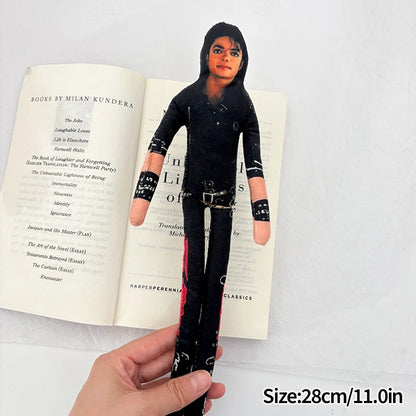 Michael Jackson Plush Bendable Abstract Joint Mobility Stuffed Ornament Hot Figure Cosplay Prop Flexible Collection Favor Gift