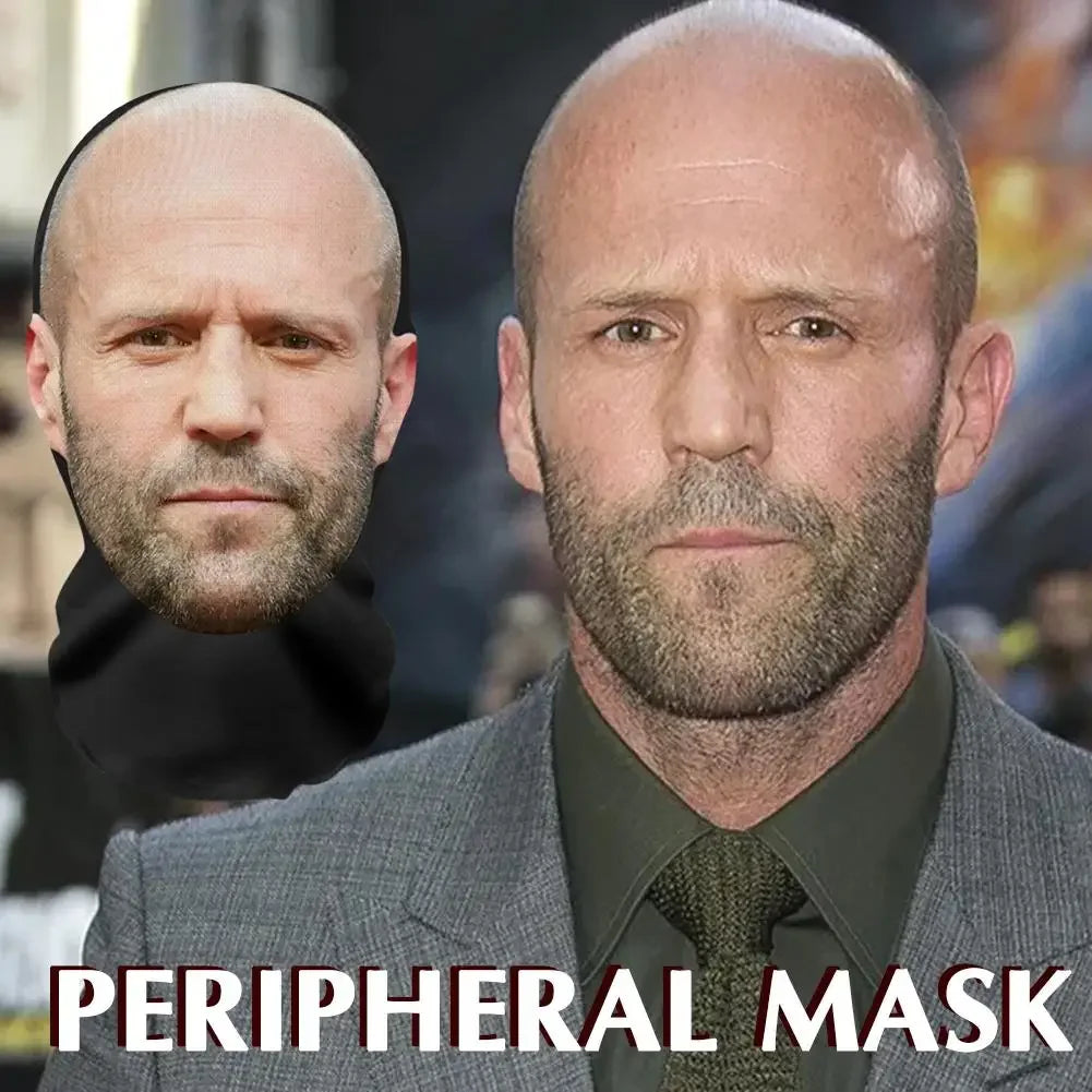 2025 New 3D Printed Mask Elastic Mesh Cosplay Headwear Hip Hop Fashion Full Face Mask For Men Women Balaclava Hood Hat Headgear