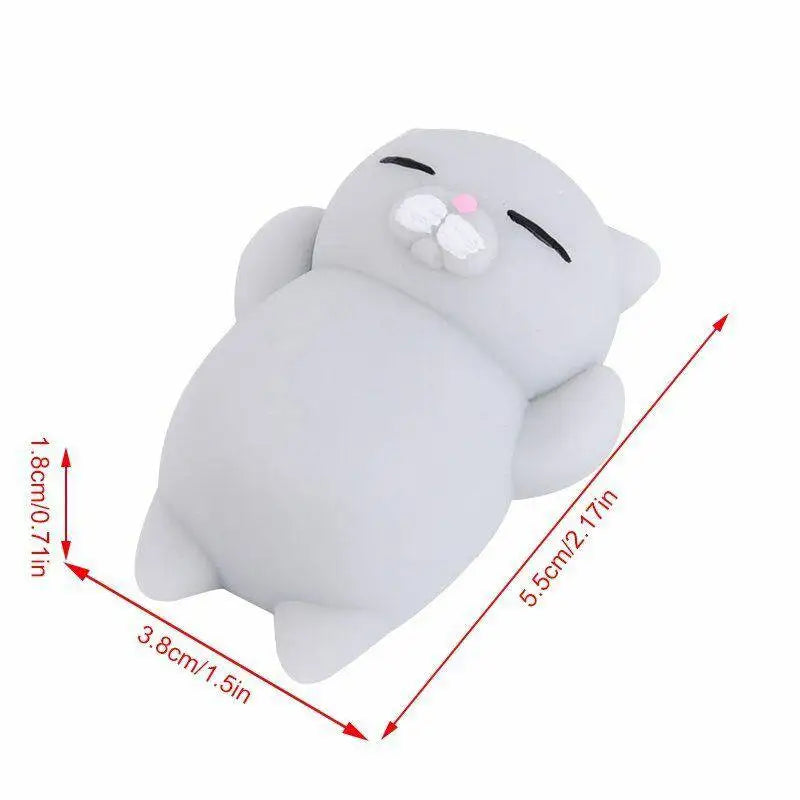 5pcs Animal Cat Kawaii Cat Squishy Mini Squishies Stress Mochi Squishy Toys Mochi Squishies Stress Mochi Animal Toy Gift for Kid