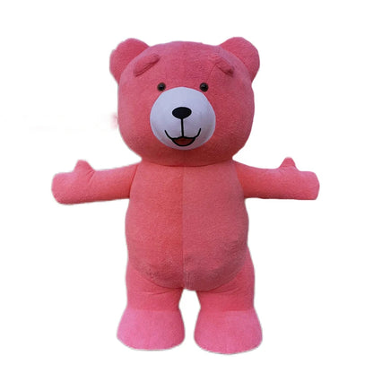 2m/2.6m Giant Blue Stit-ch Mascot Costume Inflatable Cosplay Suits Plush Polar Bear Anime Cartoon Character Costumes Teddy Bear