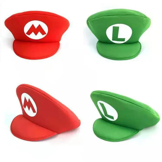 Brothers Cosplay Hat Children's Halloween Costume Accessory Kids' Game-Themed Ornament Decor