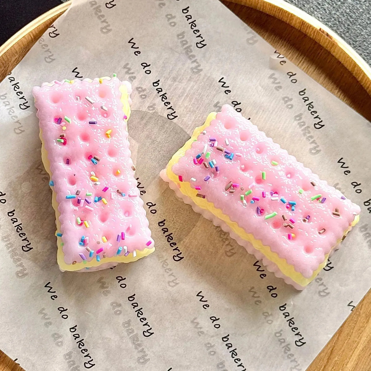 Sprinkled Sandwich Cookie Squishy Toy Multicolor Slow Rebound Fidget Toy Stress Relief ASMR Decompression Desktop Gift**
