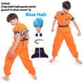 WU 8pcs blue hair