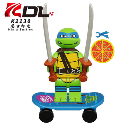 KDL831 KDL817 ninja turtle building blocks turtle doll assembled toy gifts