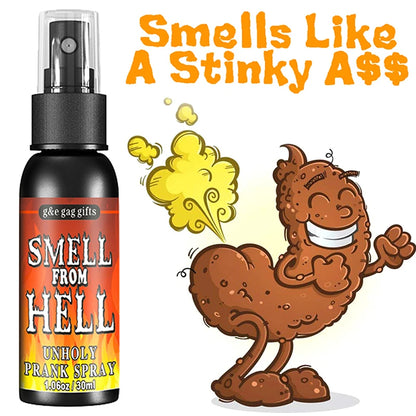 30ML Prank Novelties Toy Gag Joke Liquid Fart Spray Can Stink Bomb Stinky Gas Ass-Smelly Toys Great Gifts for Kids Adults