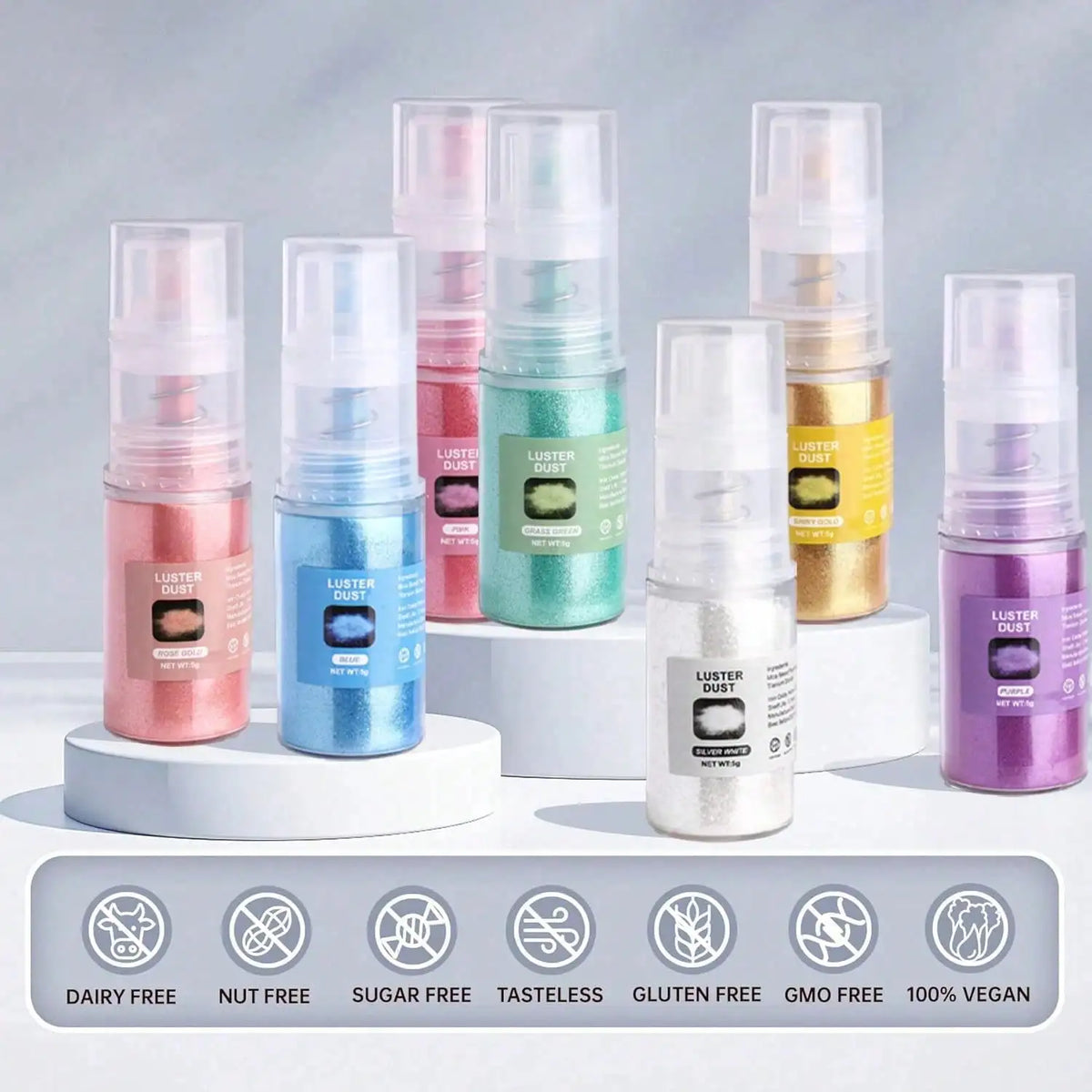 Glitter Powder Spray,Glitter Spray,Baking Decoration Glitter,for Cake Decorations,Dessert Decorations,Handicrafts DIY stickers