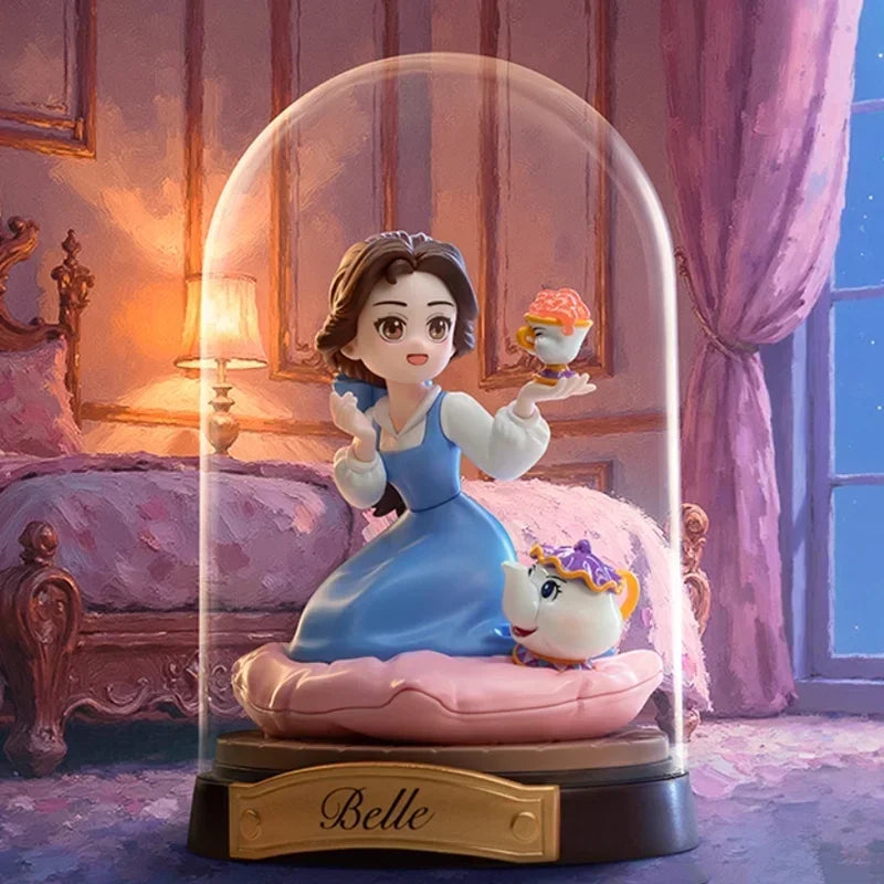 Pop Mart Disney Princess Create Your World Series Blind Box Guess Bag Mystery Box Toys Doll Cute Anime Figure Desktop Ornaments