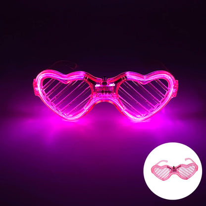 New Cool Wireless Glowing LED Light Up Glasses For Rave Festival Party Luminous Neon Mosaic Sunglasses Club Disco Eye Glasses